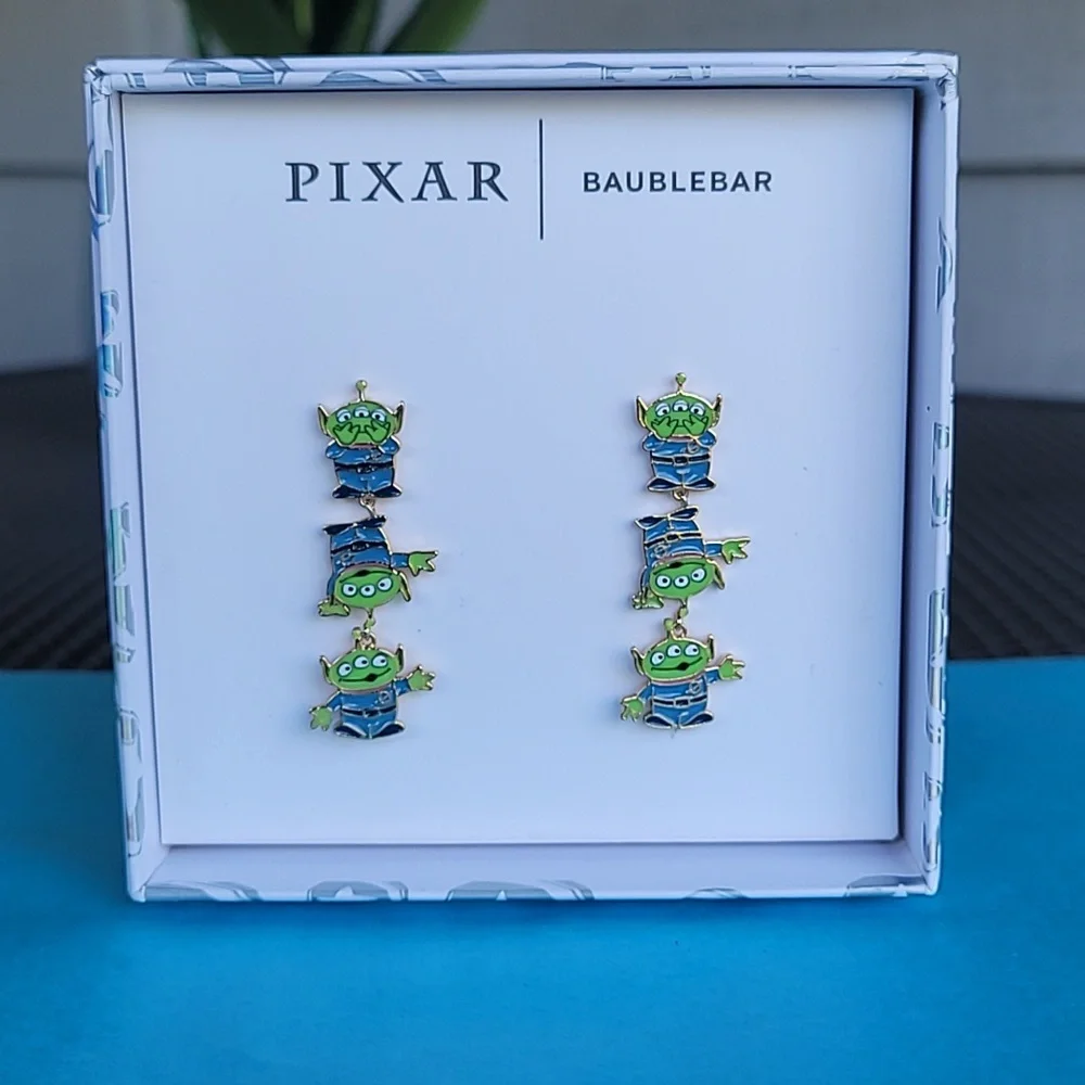 Disney Pixar BaubleBar Alien Earrings - Picture 1 of 5